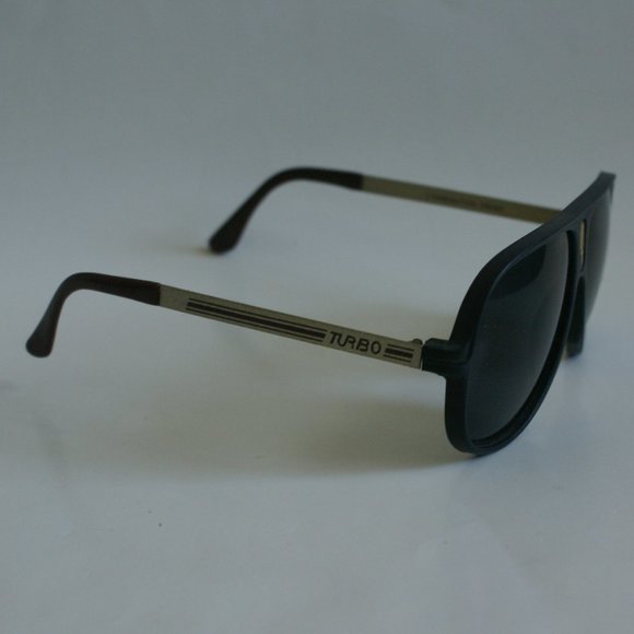 NWT TruVintage "Turbo" logo combo frame sports Navigator herrera II sunglasses - Picture 3 of 5